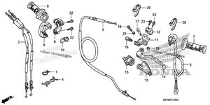 Нажмите для увеличения Handle Lever@Switch@Cable