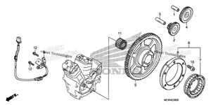 Нажмите для увеличения Pulse Generator + Starting Clutch