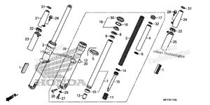 Нажмите для увеличения Front Fork