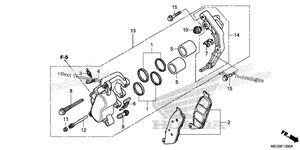 Нажмите для увеличения Front Brake Caliper (1)