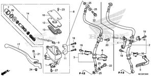 Нажмите для увеличения Front Brake Master Cylinder (1)