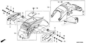 Нажмите для увеличения Rear Fender