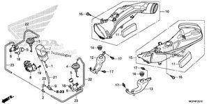 Нажмите для увеличения Air Intake Duct @Solenoid Valve