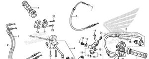 Нажмите для увеличения Handle Lever + Switch + Cable