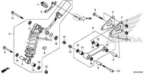 Нажмите для увеличения Rear Shock Absorber (Cbr600ra)