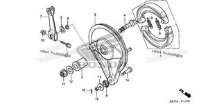 Нажмите для увеличения Rear Brake Panel