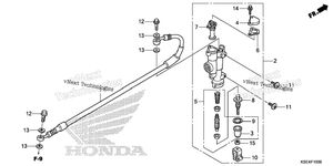 Нажмите для увеличения Rear Brake Master Cylinder