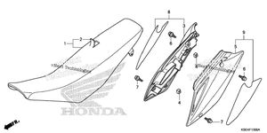 Нажмите для увеличения Seat + Side Cover
