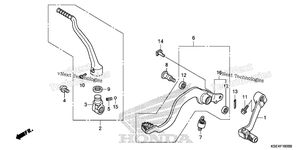 Pedal + Kick Starter Arm