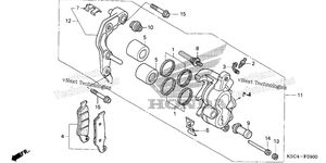 Нажмите для увеличения Front Brake Caliper