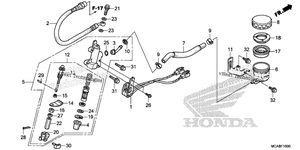 Нажмите для увеличения Rear Brake Master Cylinder