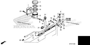 Нажмите для увеличения Rear Brake Master Cylinder
