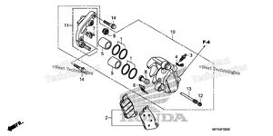 Нажмите для увеличения Front Brake Caliper (Vt1300cx)