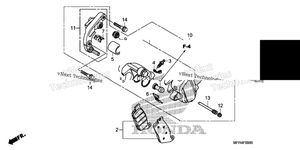 Нажмите для увеличения Front Brake Caliper (Vt1300cx)