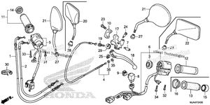 Нажмите для увеличения Handle Lever + Switch + Cable