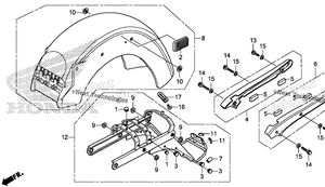 Нажмите для увеличения Rear Fender (1)