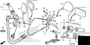 Handle Lever + Switch + Cable