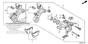 Нажмите для увеличения Rear Brake Caliper