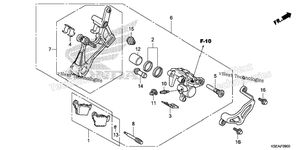 Нажмите для увеличения Rear Brake Caliper