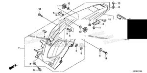 Нажмите для увеличения Rear Fender