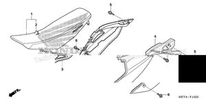 Нажмите для увеличения Seat + Side Cover