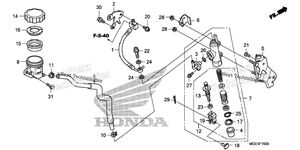 Нажмите для увеличения Rear Brake Master Cylinder