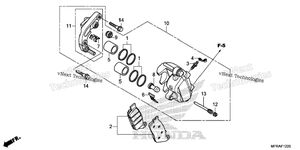 Нажмите для увеличения Front Brake Caliper (1)