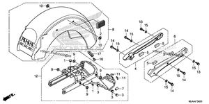 Нажмите для увеличения Rear Fender (1)