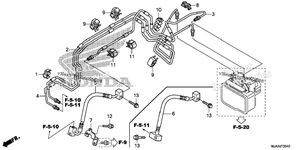 Нажмите для увеличения Front Brake Pipe