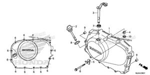 Нажмите для увеличения Right Crankcase Cover (2)