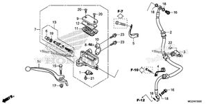Front Brake Master Cylinder (Std)