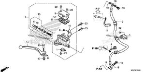 Front Brake Master Cylinder (Std)
