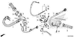 Нажмите для увеличения Handle Lever@Switch@Cable