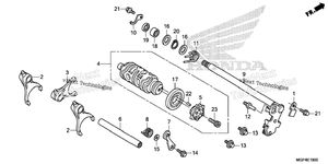 Нажмите для увеличения Gearshift Drum