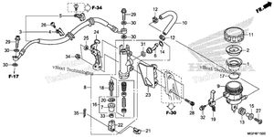 Нажмите для увеличения Rear Brake Master Cylinder (1)