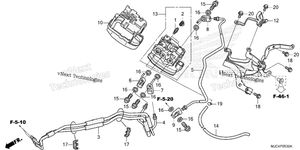 Нажмите для увеличения Front Valve Unit (Cbr600ra)