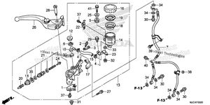 Front Brake Master Cylinder (Cbr600rr)