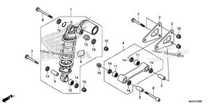 Нажмите для увеличения Rear Shock Absorber (Cbr600rr)