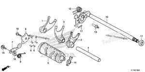 Нажмите для увеличения Gearshift Drum
