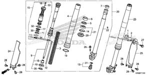 Нажмите для увеличения Front Fork (1)