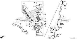 Front Brake Master Cylinder (Ctx700n)