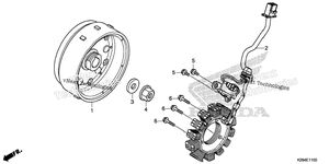 Нажмите для увеличения Alternator@Flywheel