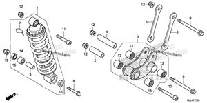 Нажмите для увеличения Rear Shock Absorber