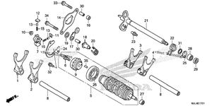 Gearshift Drum (2)