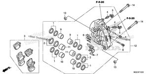 Нажмите для увеличения Left Front Brake Caliper