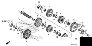 Нажмите для увеличения Transmission (Countershaft)