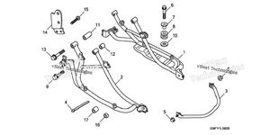 Нажмите для увеличения Saddlebag Mounting Brackets