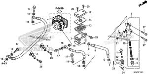 Rear Brake Master Cylinder (Abs)