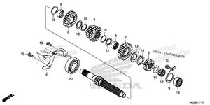Нажмите для увеличения Transmission (Mainshaft)