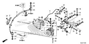 Rear Valve Unit (Cbr600ra)